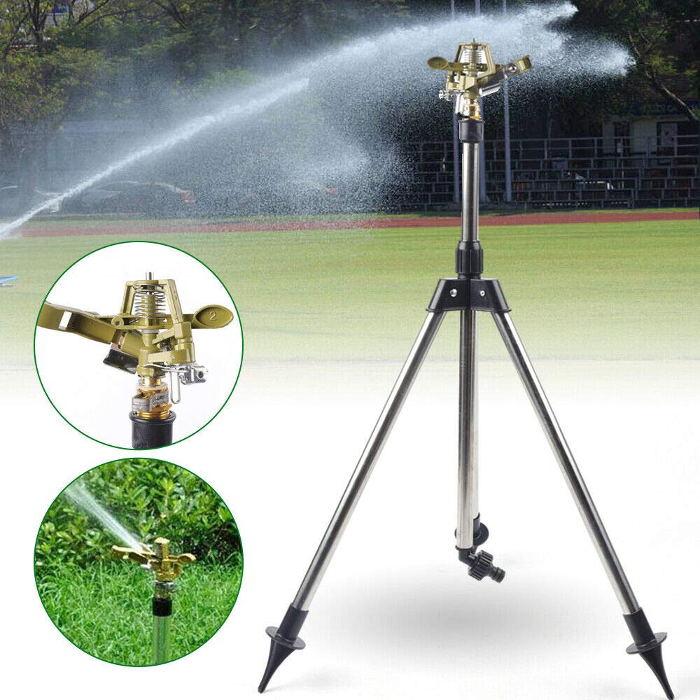 Adjustable Height Tripod Sprinkler Bracket for Farm Irrigation, Lawn & Garden Watering – Durable Nozzle for Efficient Agriculture & Landscaping | Perfect for Crops, Lawns, and Outdoor Plants