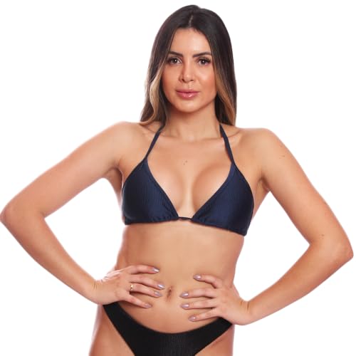 Ribbed Dark Blue