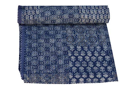 Blue Patch Print
