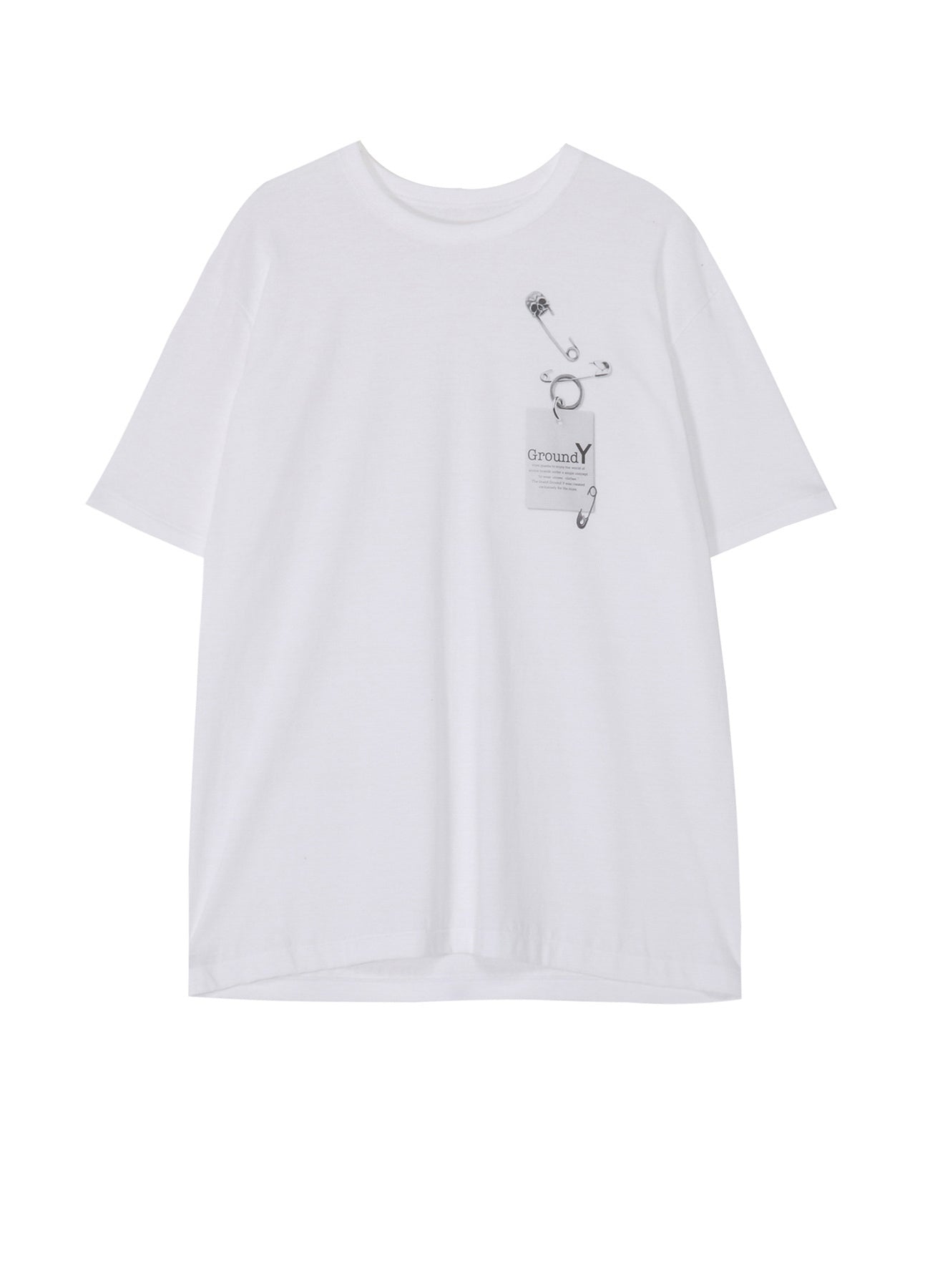Stylish Cotton Jersey Trompe L'oeil Pin T-Shirt for Men & Women - Perfect for Casual Wear, Street Fashion, and Everyday Outfits