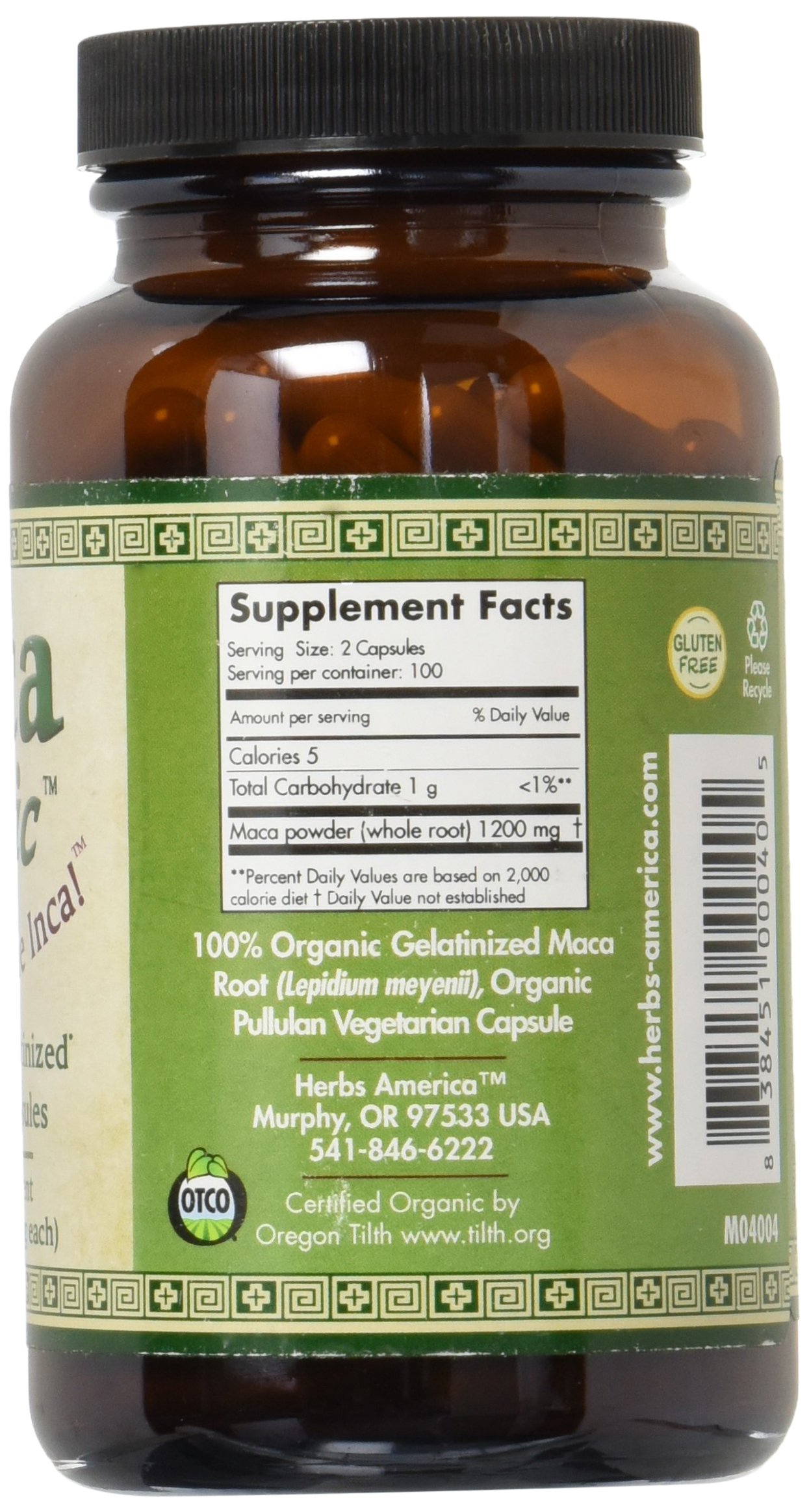 Organic Maca Root Capsules 200 Count - Energy, Stamina & Hormone Balance Supplement for Men & Women - Perfect for Workout, Stress Relief & Daily Wellness