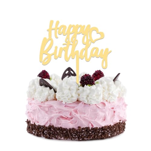 Gold Cake Topper 2