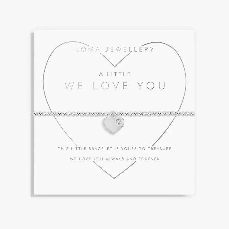 Joma Jewellery 'A Little We Love You' Kids Bracelet - Perfect for Birthdays, Gifts & Special Occasions