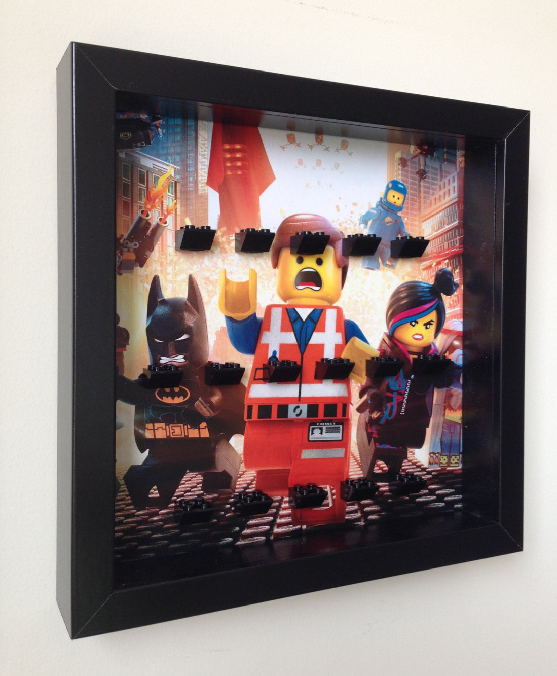 The Lego® Movie Minifigures Display Frame - Collectible Minifigure Showcase for Home & Office Decor