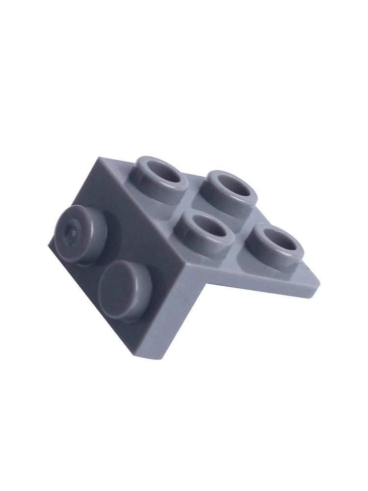 20pcs 1x2 & 2x2 LEGO-Compatible Bracket MOC Bricks (44728, 21712, 92411) - Perfect for DIY Building Projects, Model Kits, and Creative Construction Play