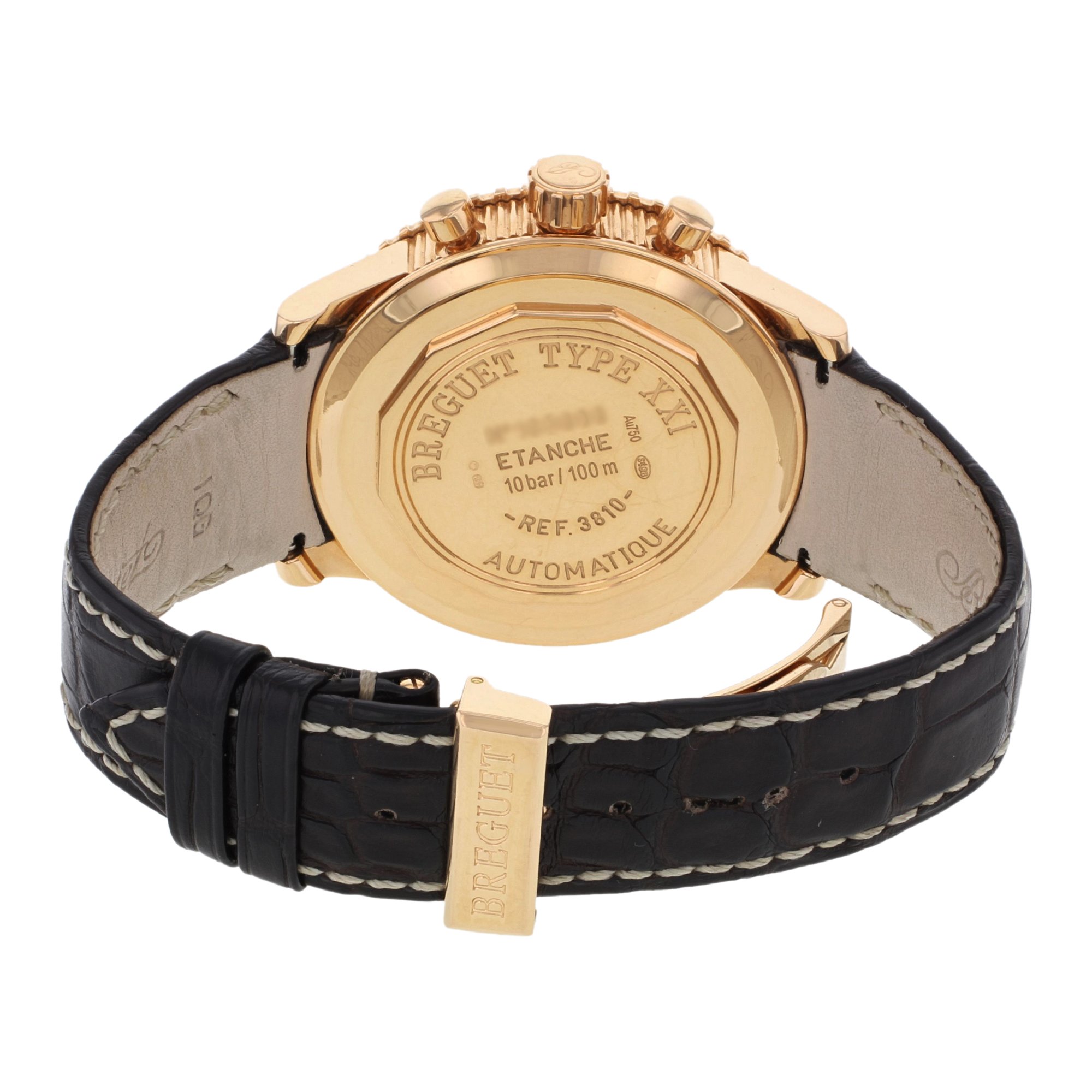 Luxury Transatlantique Type XXI Flyback Chronograph Men's Rose Gold Watch - Perfect for Business, Formal Events & Special Occasions
