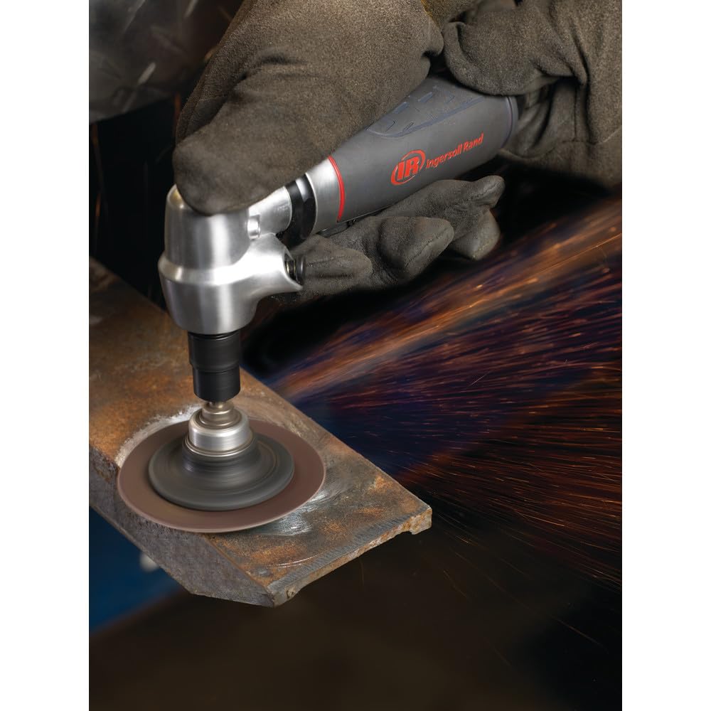 Ingersoll Rand 5102MAX Right Angle Air Die Grinder – 0.4 HP, 20,000 RPM, Ergonomic Grip, Lightweight Design with Spindle Lock (Grey) – Perfect for Metalworking, Automotive Repair & DIY Projects
