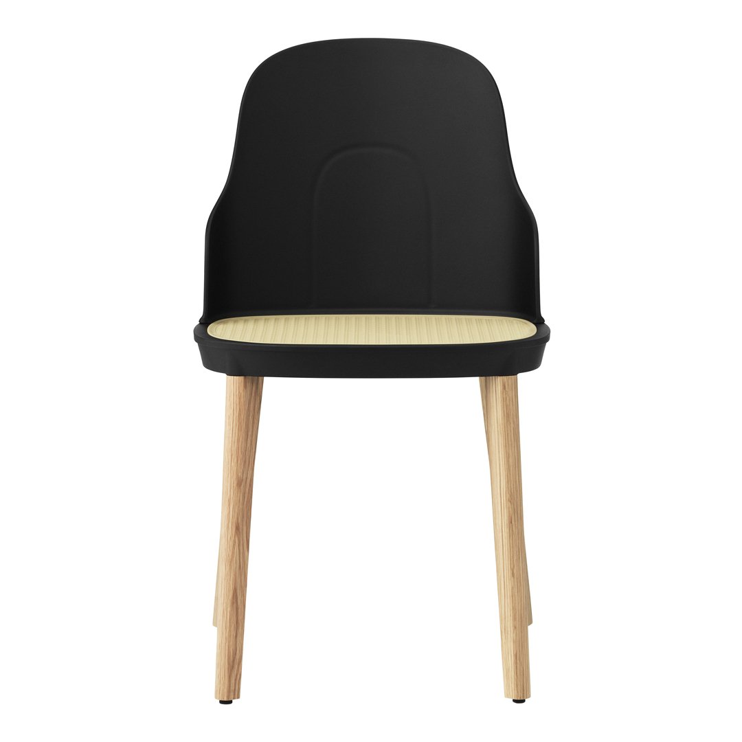 Allez Modern Dining Chair with Woven Wicker Seat - Comfortable & Stylish for Kitchen, Dining Room, or Patio