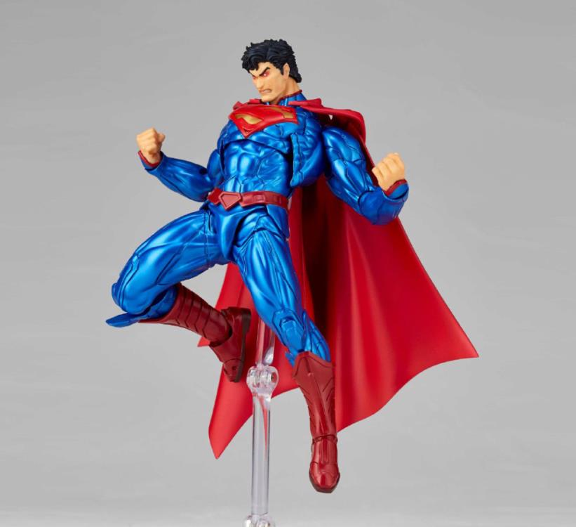 Amazing Yamaguchi Revoltech No. 027 Superman Action Figure - Highly Articulated Collectible for Display & Photography | Perfect for DC Fans, Toy Collectors & Home Decor