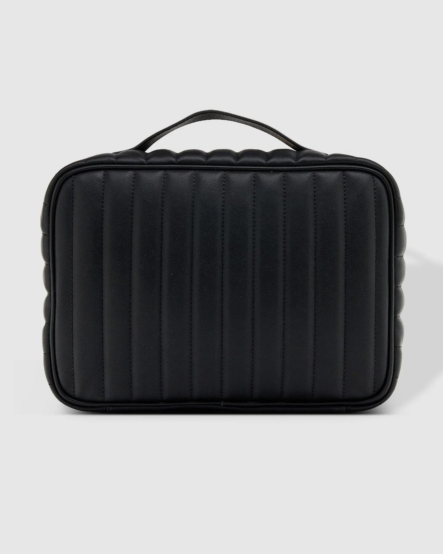 Louenhide Maggie Black Cosmetic Case - Travel Makeup Bag for Women, Perfect for Organizing Cosmetics On The Go
