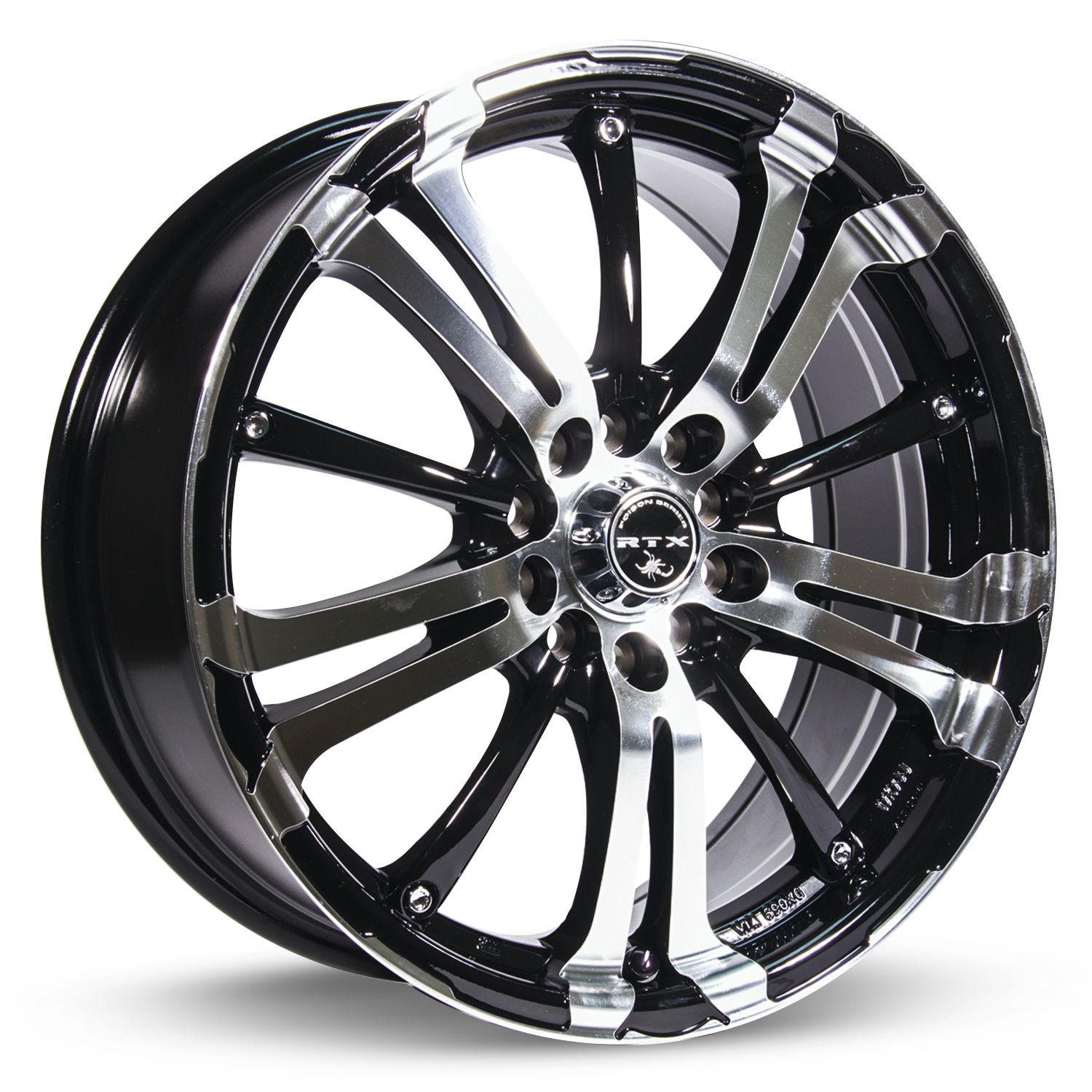 15x6.5 Inch Alloy Wheels 5x100/114.3 Bolt Pattern ET40 Offset 73.1 Center Bore - Perfect for Honda, Toyota, Subaru & Nissan Cars - Upgrade Your Ride for Street Performance & Custom Look