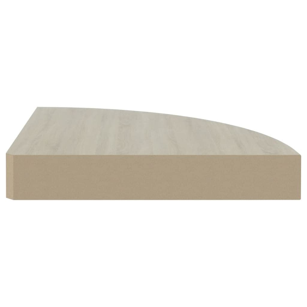 2-Pack Floating Corner Shelves for Wall - 13.7