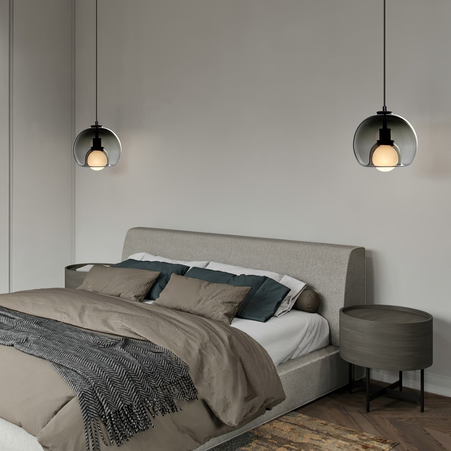 Elegant Eres Pendant Light - Modern Hanging Chandelier for Kitchen Island, Dining Room & Bedroom Lighting - Dimmable LED Ceiling Light Fixture for Home Decor