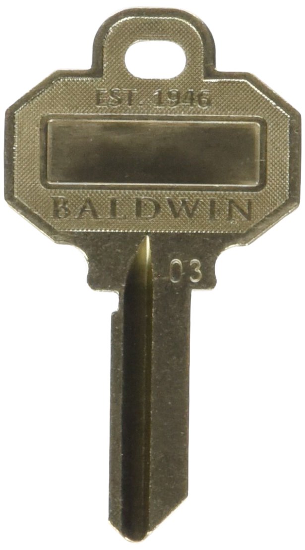 Baldwin C House Key Blank - High Security Replacement Key for Residential & Commercial Locks | Perfect for Homeowners, Landlords, and Property Managers