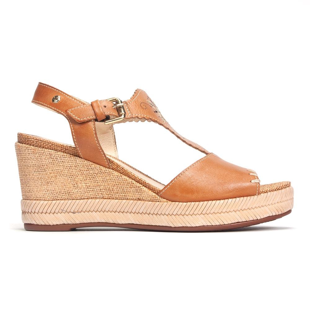 Pikolinos W7R 1712 Women's Comfortable Leather Sandals - Casual Summer Walking Shoes for Beach, Vacation & Outdoor Activities