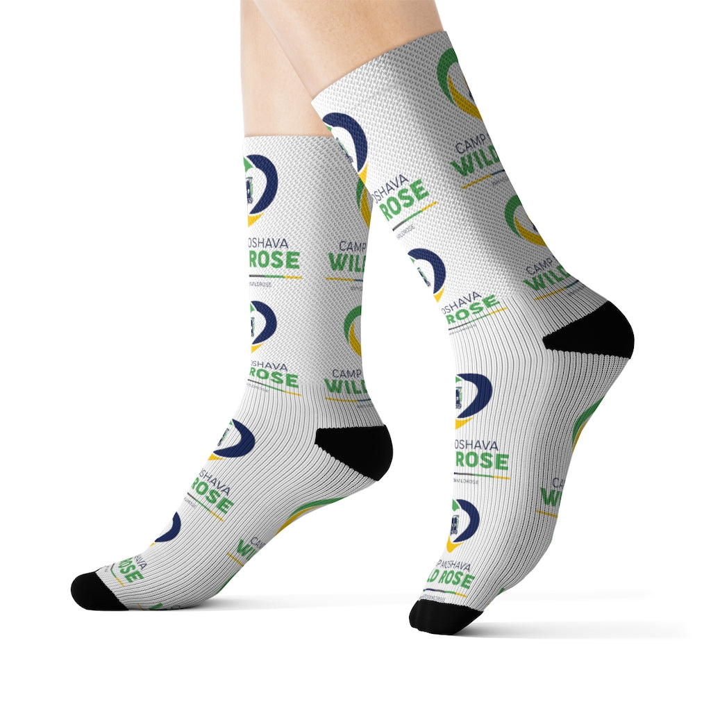 Wild Rose White Socks - Soft Comfortable Cotton Ankle Socks for Women - Perfect for Casual Wear, Running & Everyday Use