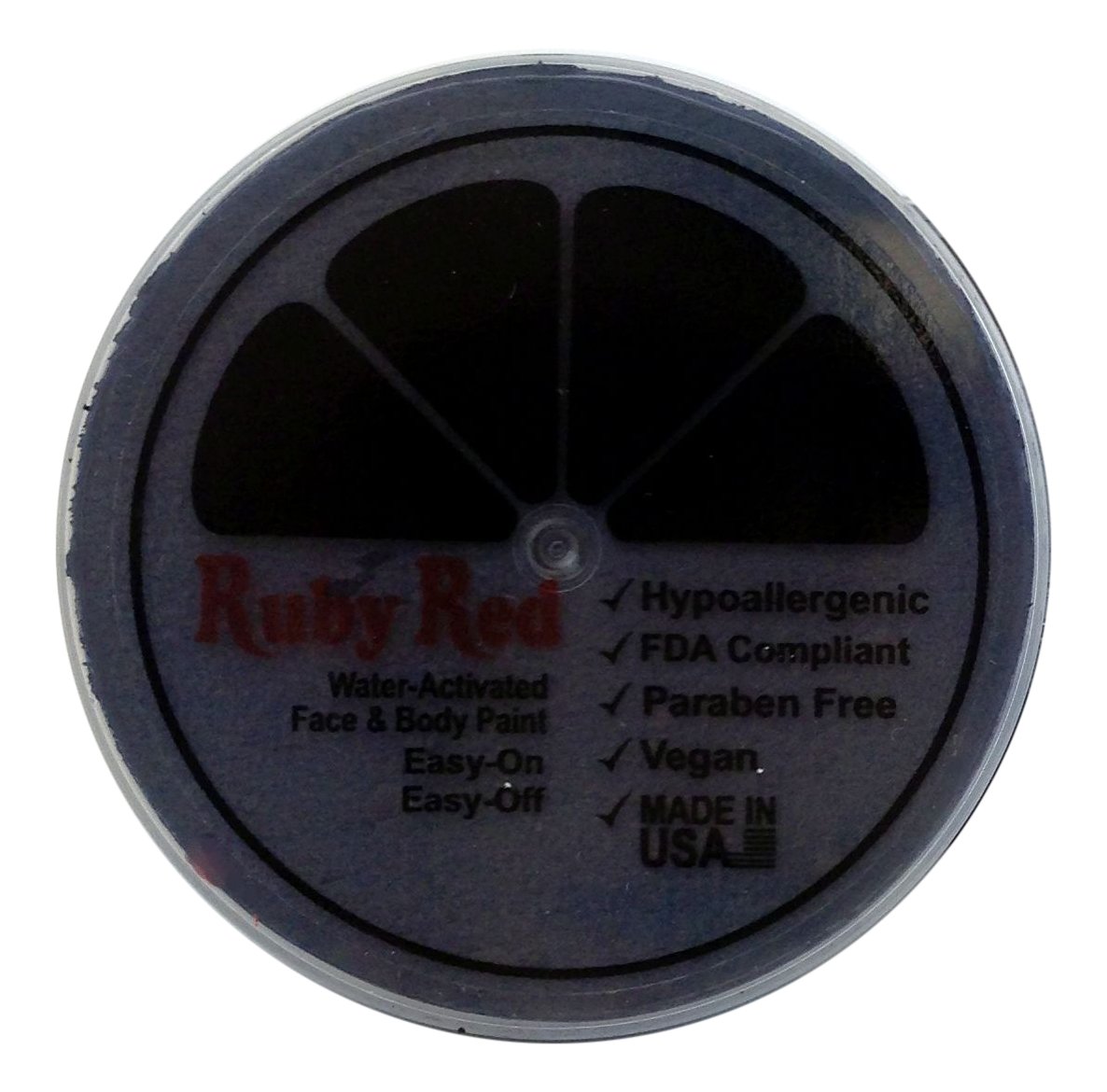 Ruby Red Professional Face Paint - 75ML (2.5oz) Water-Based & Safe for Skin | Halloween, Cosplay, Theater & Body Art Makeup