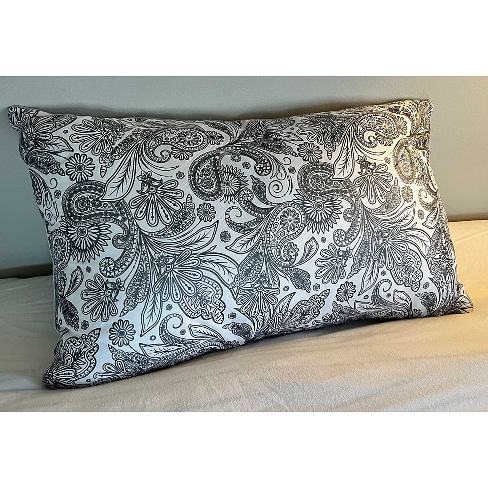 Dr. Pillow Paisley Pedic 2-Pack Orthopedic Pillows for Neck & Back Pain Relief - Perfect for Side, Back & Stomach Sleepers - Home, Office & Travel Use