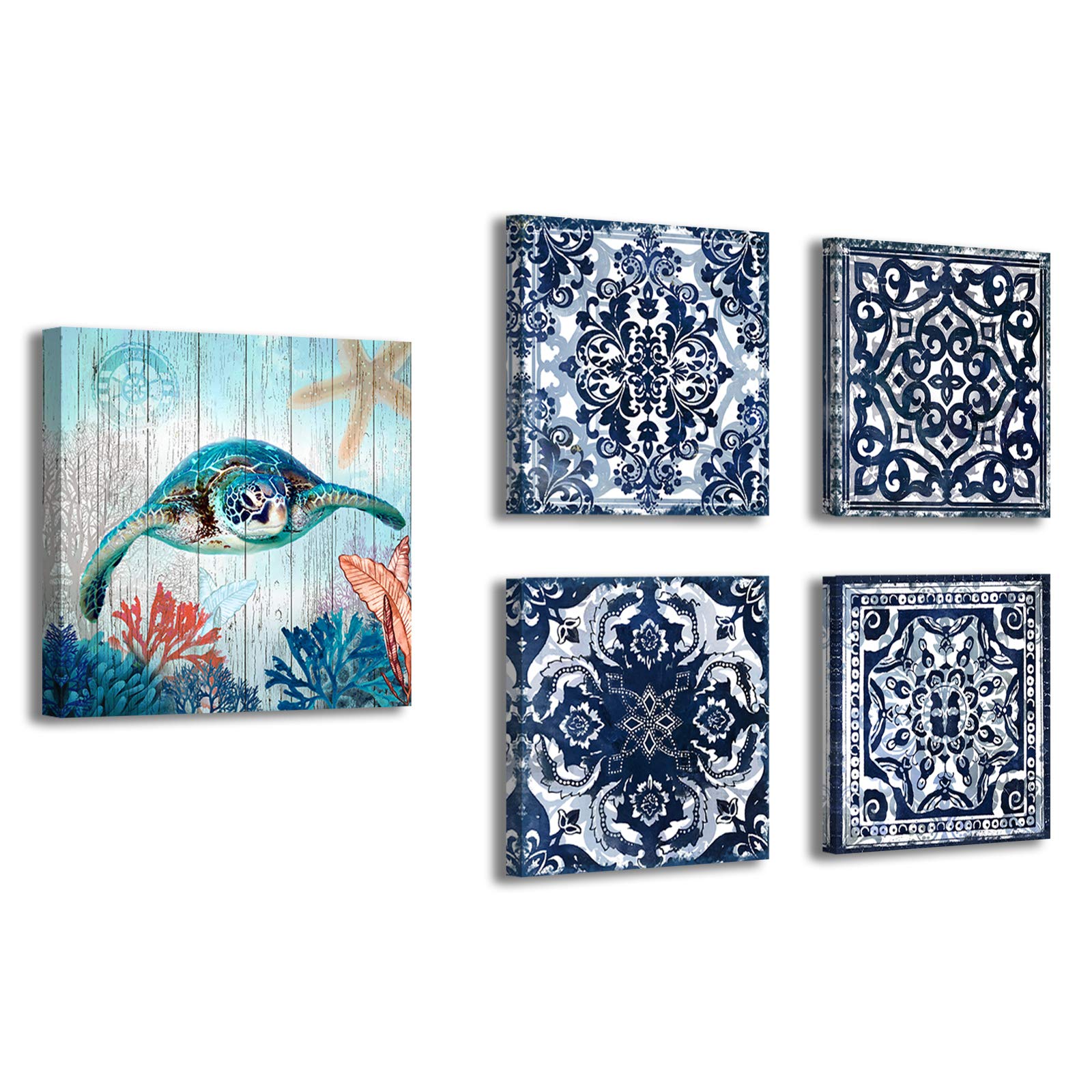 Modern Wall Art for Men - Unique Christmas Gifts, Bathroom & Bedroom Decor, Living Room Fireplace Decorations - Perfect for Home, Office & Holiday Gifting