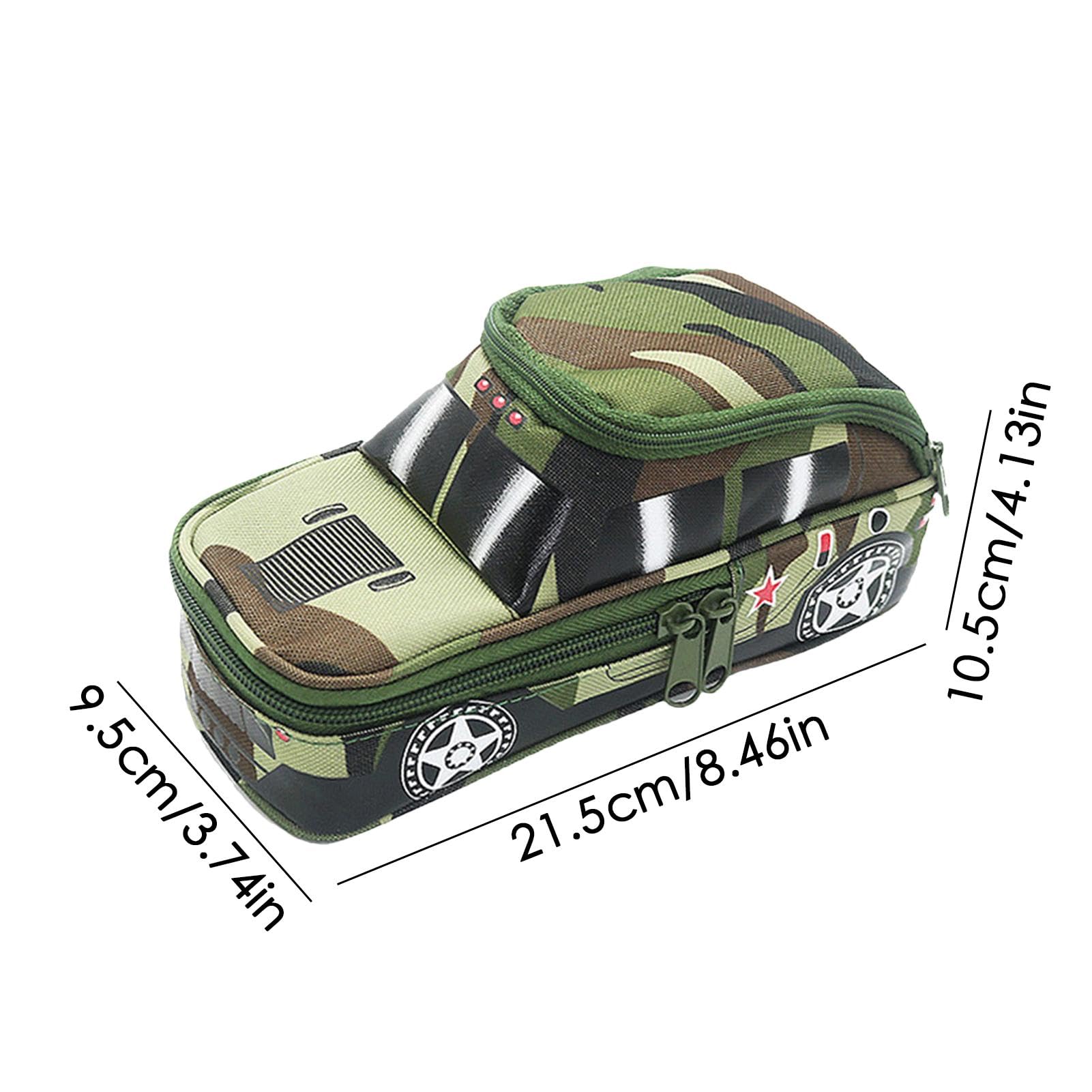 Cool Car-Shaped Pencil Case - Large Capacity Multipurpose Pen Pouch for School, Office & Travel | Stylish Organizer for Pens, Markers, Paper Clips & Art Supplies