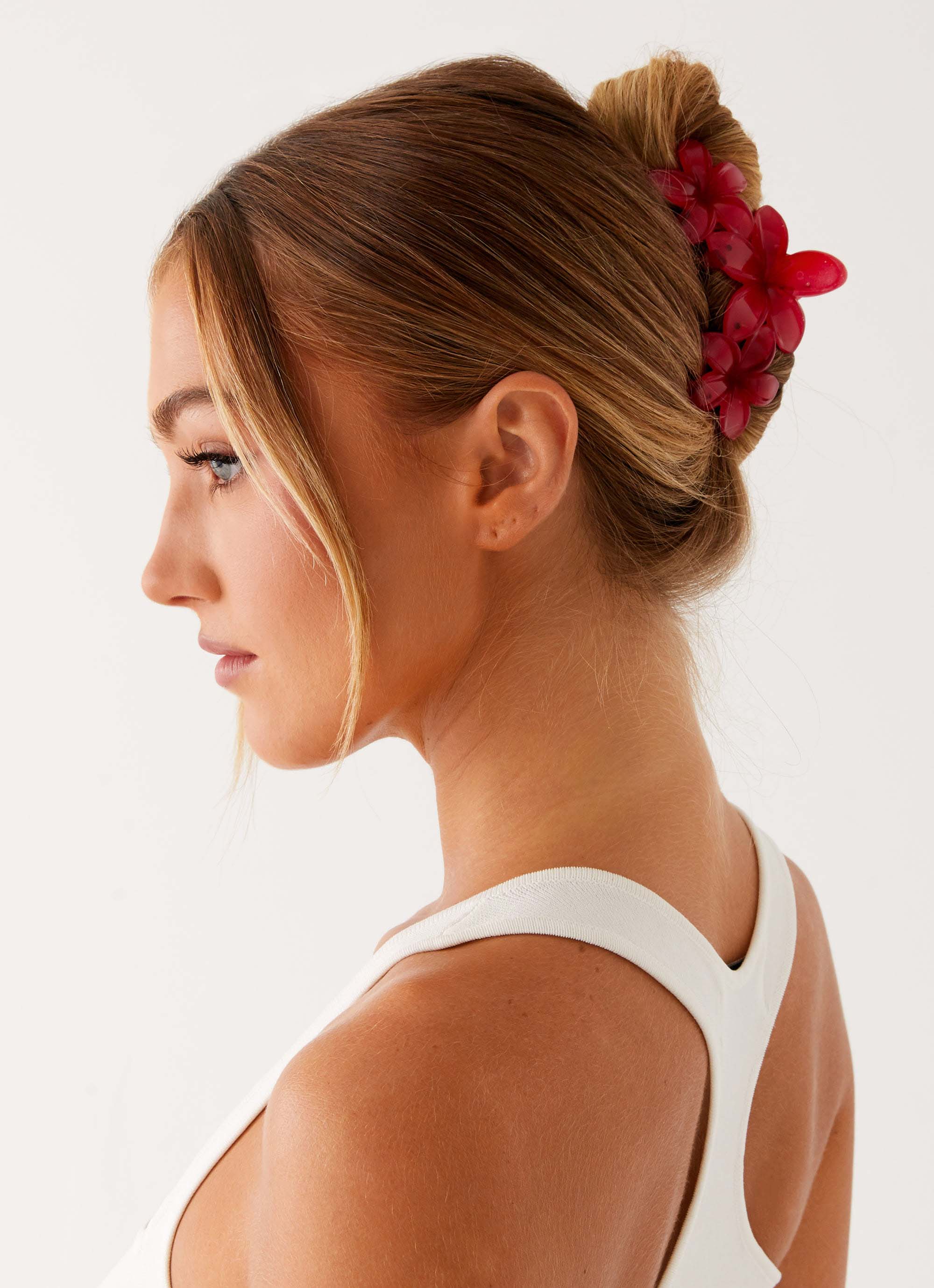 Goji Hair Clip - Natural Raspberry Hair Accessory for Women & Girls | Perfect for School, Work, Parties & Everyday Styling