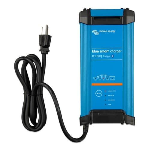 Victron Energy Blue Smart IP22 12V/30A Battery Charger - 120V NEMA 5-15 Plug - Smart Charging for Cars, Boats & RVs - Perfect for Marine, Automotive & Off-Grid Power Systems