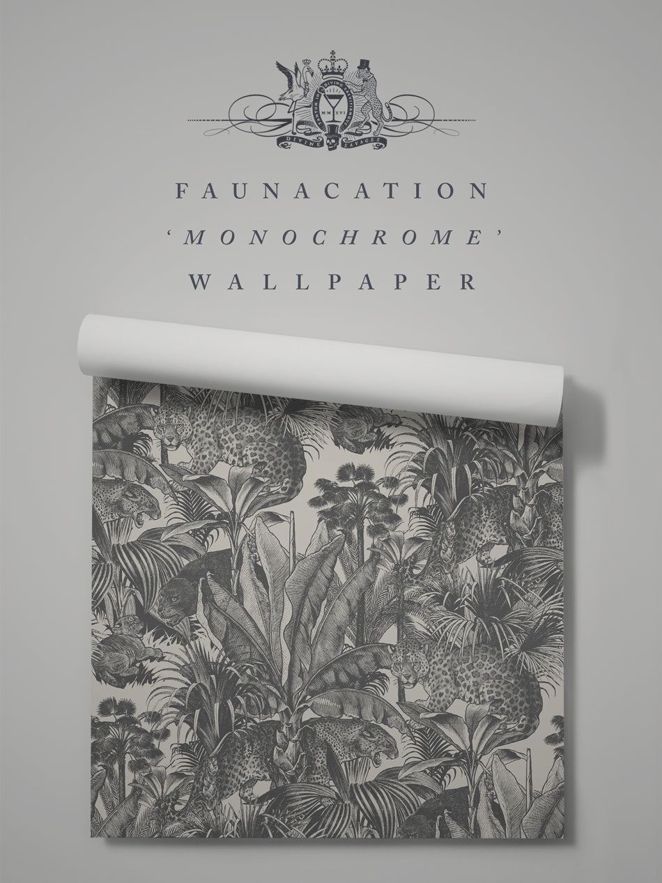 Faunacation Wallpaper Sample - Premium Peel & Stick Removable Wallpaper for Home Decor - Perfect for Bedroom, Living Room, Nursery & Office
