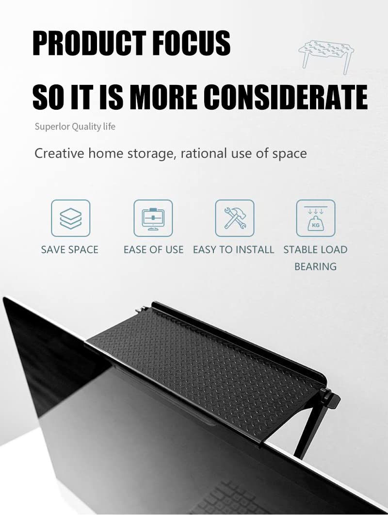 Adjustable Floating TV Shelf - Universal Mount for Apple TV, Media Box, Game Console, Router & Camera (11.8x4.7 Inch) - Perfect for Living Room, Bedroom & Home Theater Organization