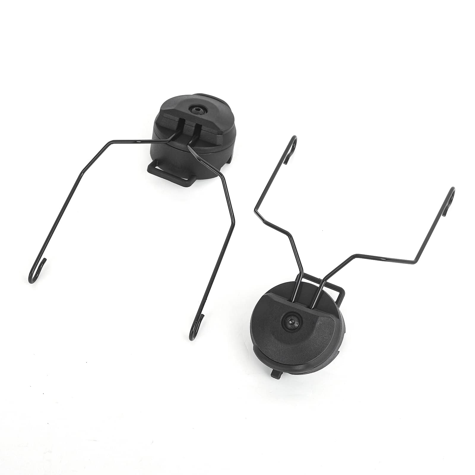 Tactical Helmet Rail Adapter Holder for Peltor Comtac & Sordin Headsets - Secure Mount for Fast ACH MICH Helmets - Perfect for Military, Airsoft & Shooting Range Use