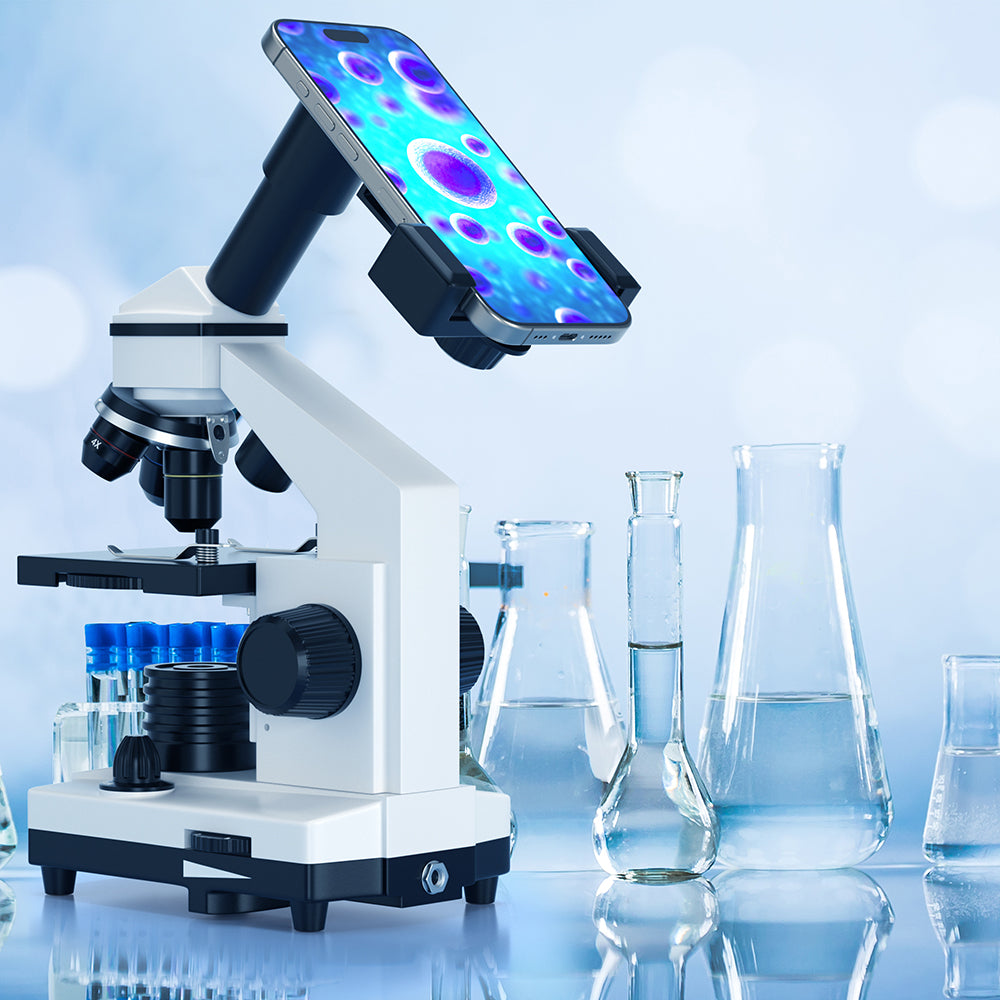 100X-2000X High Power Compound Microscope with Prepared Slides - Perfect for Kids, Students & School Science Labs | Ideal for Biology, Botany & Lab Experiments