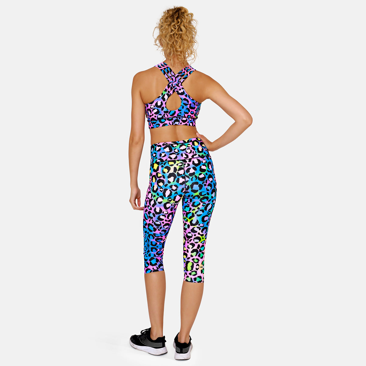 Cute Kitty Capri Pants for Women - Soft Stretchy Lounge Pants with Candy Print - Perfect for Sleepwear, Yoga & Casual Wear