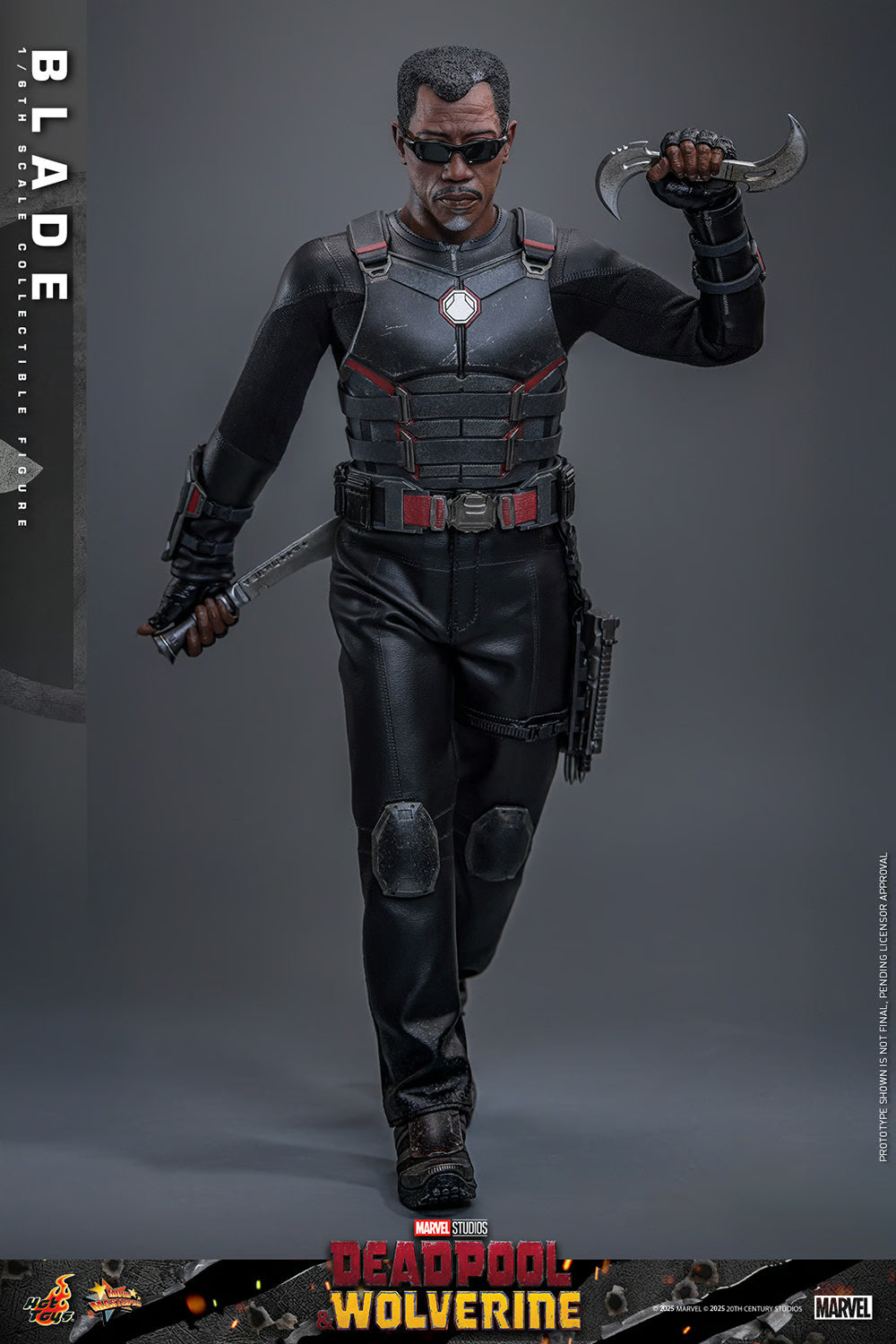 Hot Toys Marvel Comics Deadpool & Wolverine Blade 1/6 Scale 12