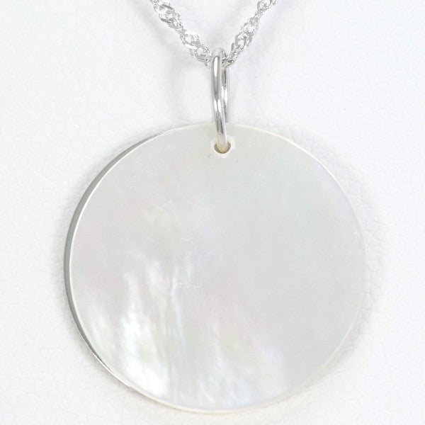 18K White Gold Shell Necklace for Women - Elegant Beach Jewelry Gift for Birthday, Anniversary & Wedding - Perfect for Summer Vacations & Coastal Styling