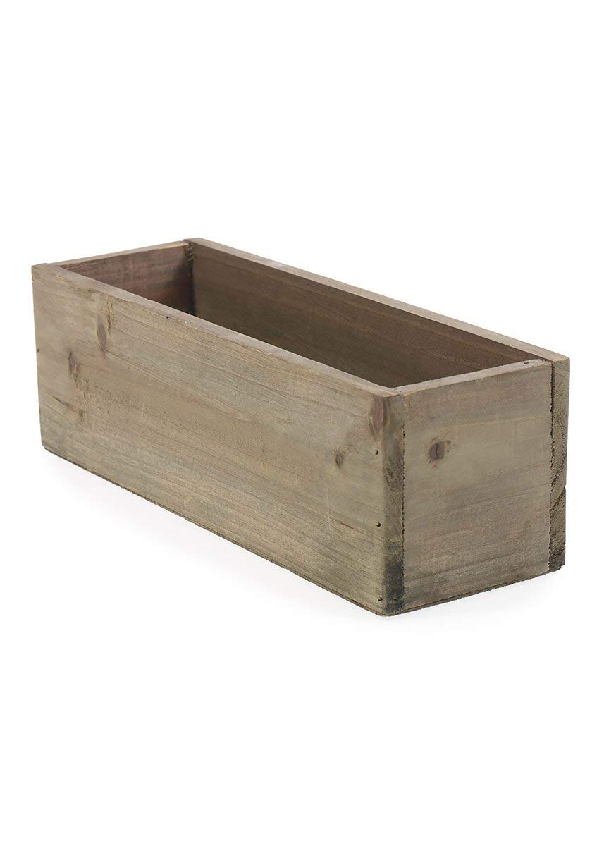 11.5 Inch Wooden Planter Box for Wedding Decorations | 3.75