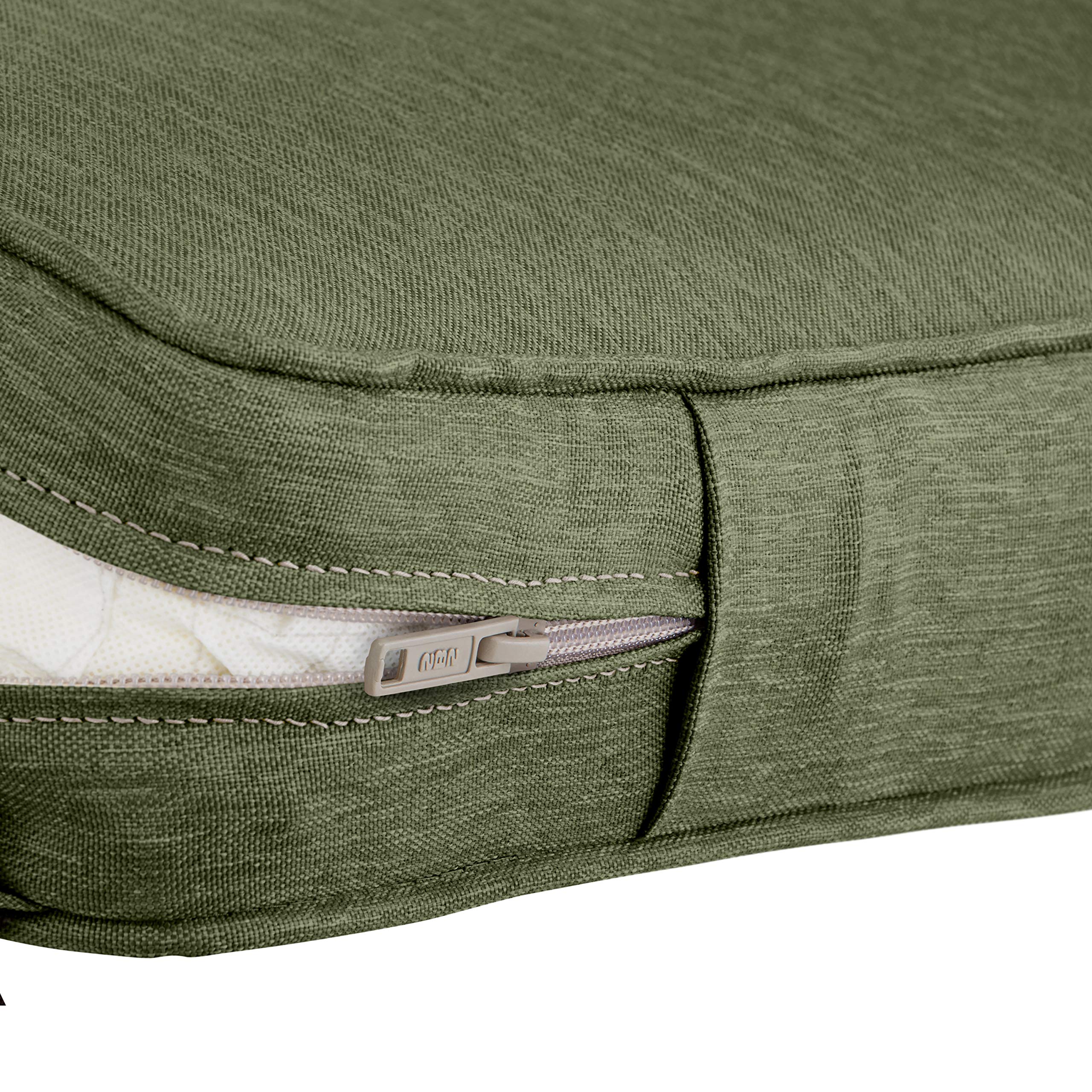 Classic Accessories Montlake FadeSafe Patio Lounge Chair Cushion Set - 25 x 47 Inch, Heather Fern - Perfect for Outdoor Furniture, Poolside Relaxation, and Garden Lounging