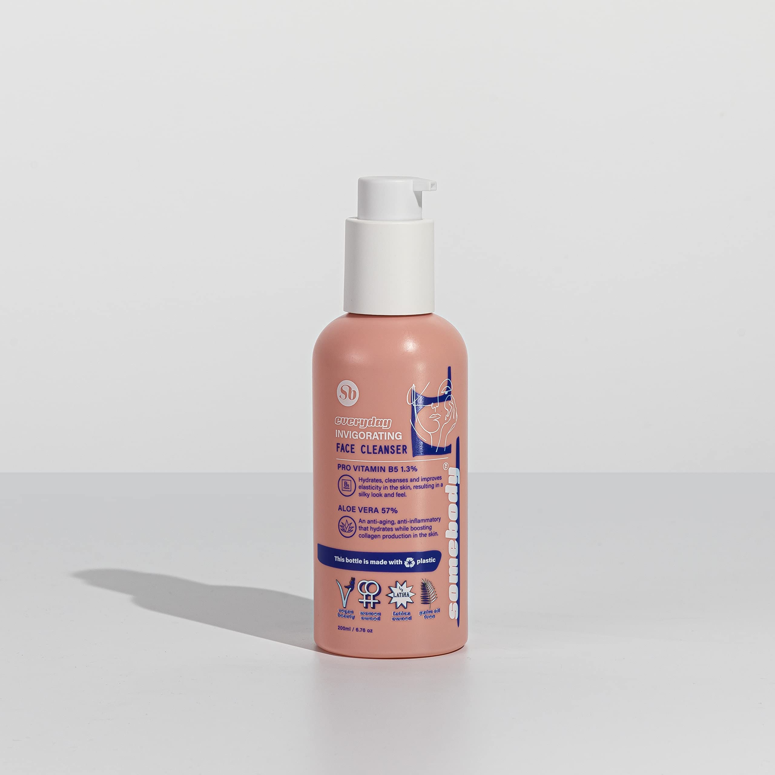Shea Brand Invigorating Face Wash with Provitamin B5 - Gentle Cleanser for Oily & Acne-Prone Skin - Perfect for Daily Skincare Routine & Travel