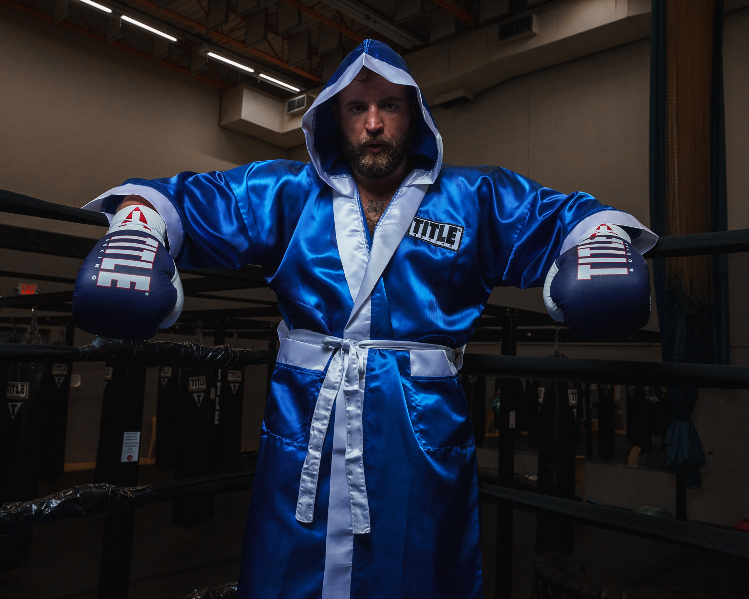 TITLE Boxing Pro Full Length Training Robe 3.0 - Premium Boxing Robe for Fighters & Training - Ideal for Gym, Sparring & Pre-Fight Warmups