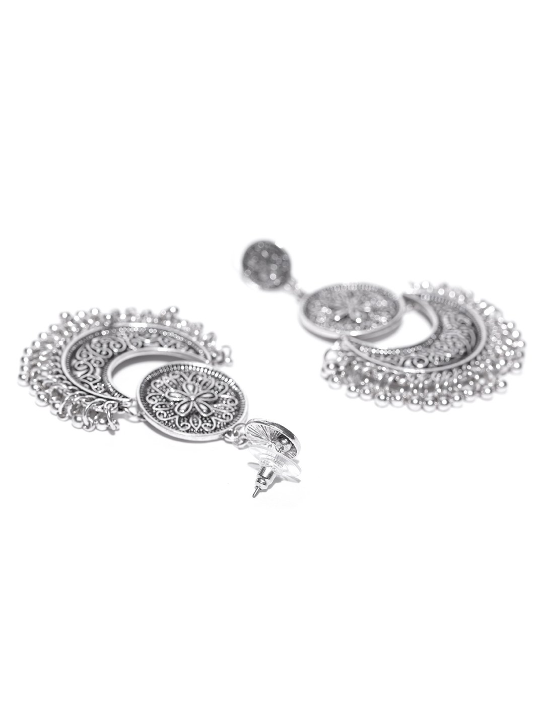 YouBella Fashion Jewelry for Women - Afghani Tribal Oxidized Dangler Earrings for Girls & Ladies | Boho Chic Accessories for Parties, Weddings & Everyday Wear