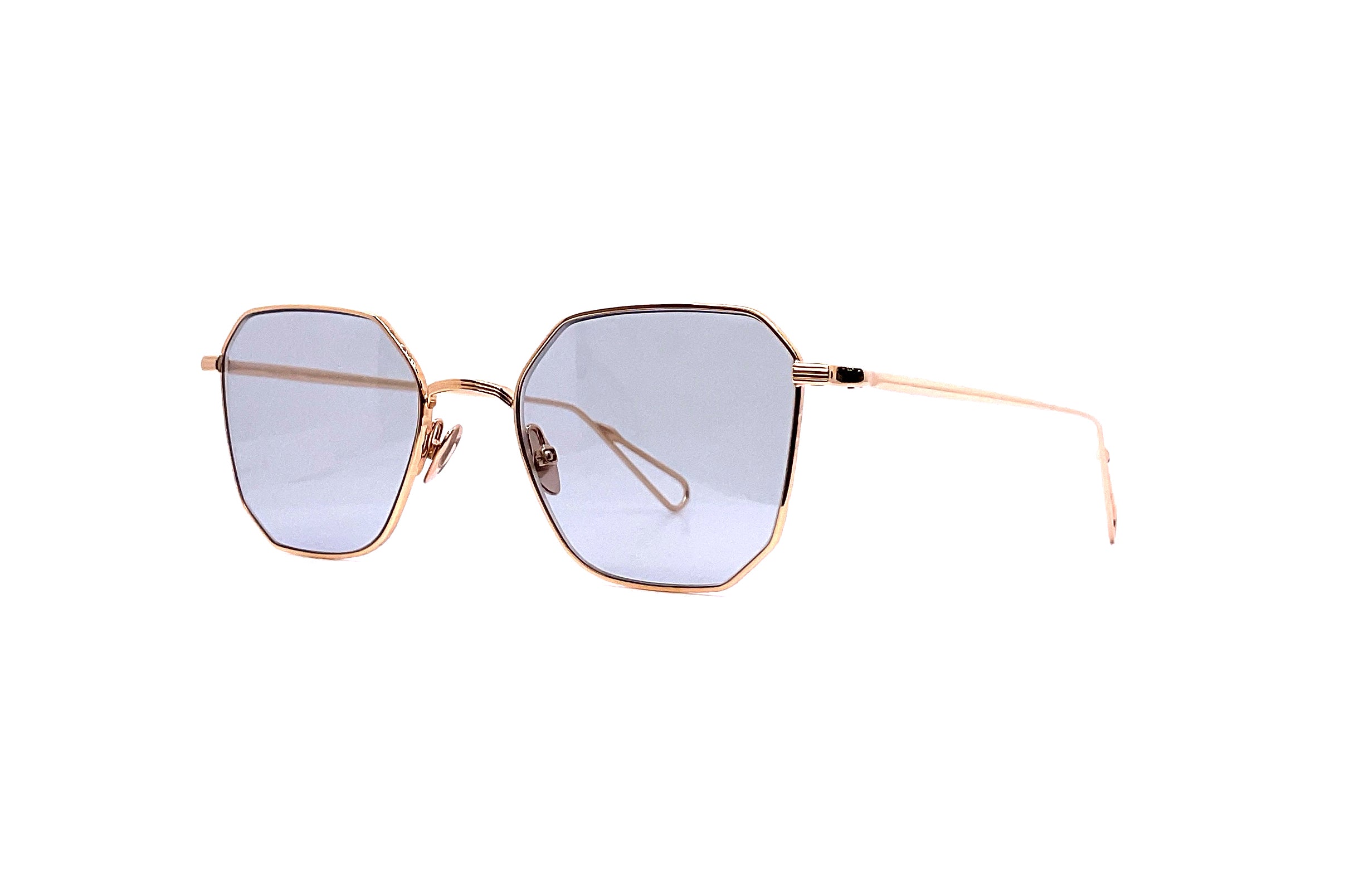 Ahlem Couronnes Sun (Peony Gold) - Luxury Sunglasses for Women, UV Protection, Fashionable Cat Eye Frames - Perfect for Beach, Vacation, and Everyday Wear