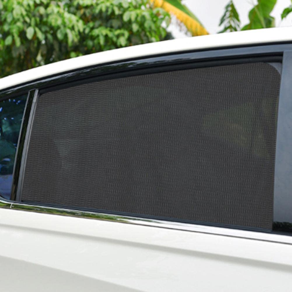 Universal Car Window Sunshades - 2PC Magnetic Sun Shade for Heat & UV Protection | Perfect for Road Trips & Parking