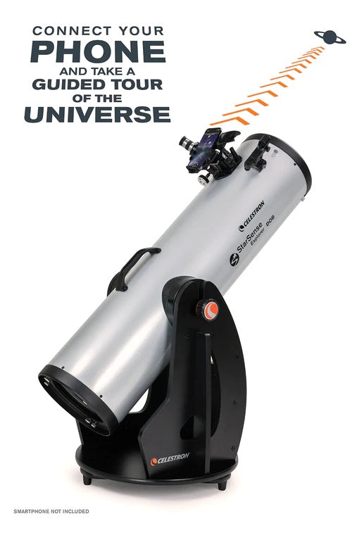 StarSense Explorer 10 Dobsonian Telescope - Smartphone-Assisted Astronomy for Beginners & Stargazing Enthusiasts | Perfect for Backyard Observation, Camping Trips & Astrophotography