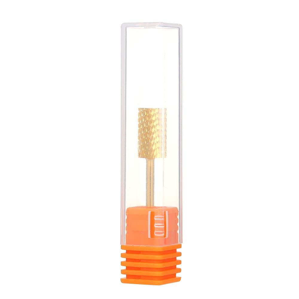 Professional Electric Nail File Kit with 2 Golden Carbide Nail Drill Bits - Perfect for Nail Art, Manicures & Pedicures at Home or Salon