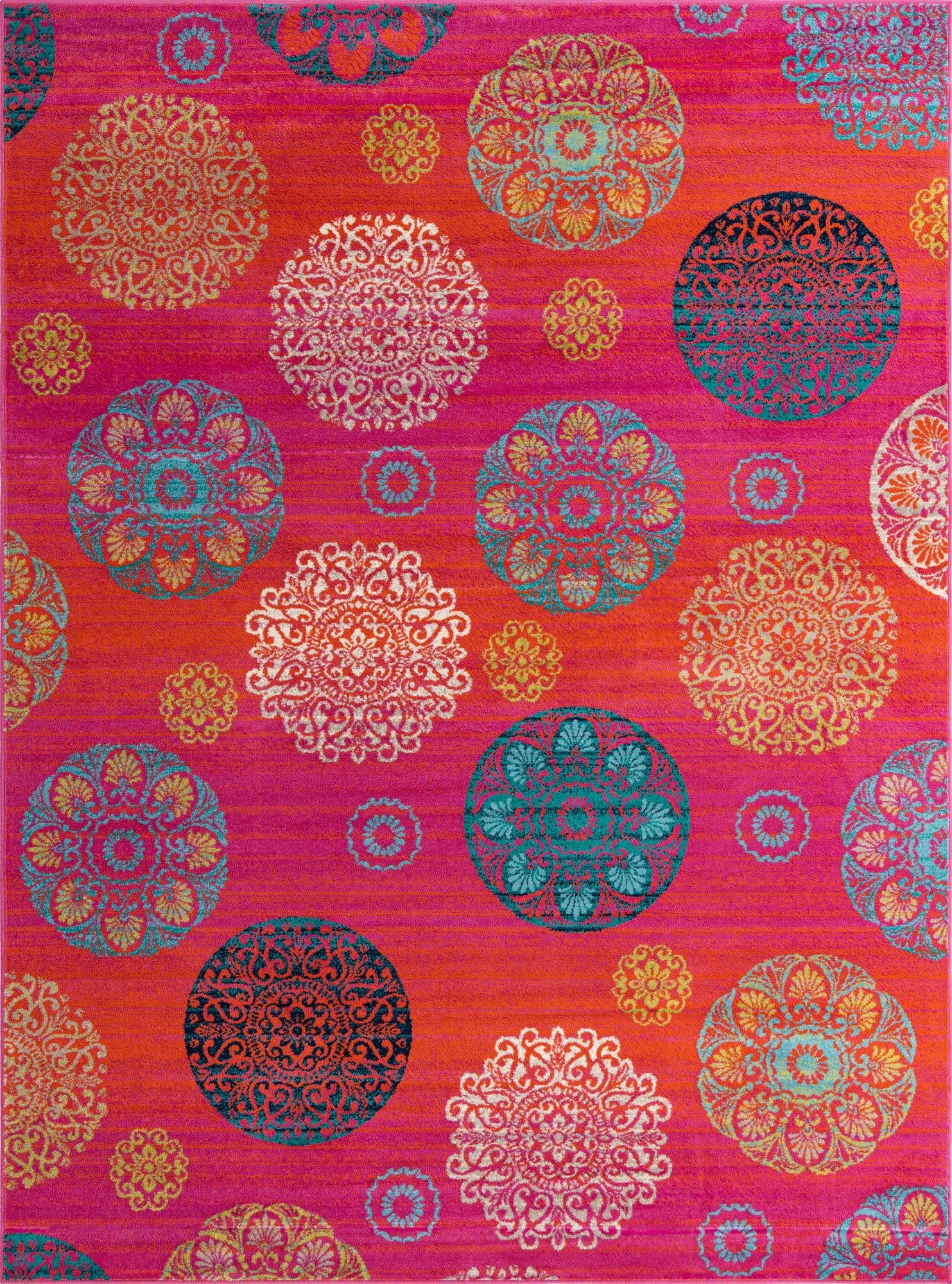 Azalea Collection 9' x 12' Rust Red Area Rug - Soft Medium Pile Living Room Carpet for Large Spaces, Dining Rooms & Open Floor Plans | Home Decor, Bedroom, Office