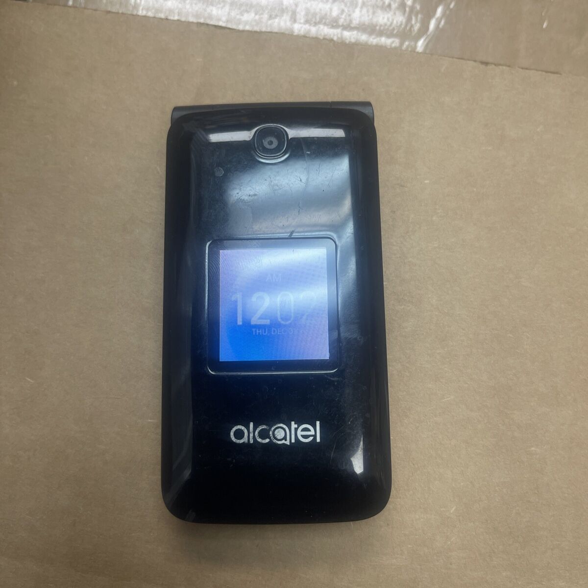 Alcatel Go Flip 4GB GSM Unlocked Flip Phone - Black 4044V | Classic Design for Seniors & Emergency Use | Durable & Easy-to-Use Mobile Device