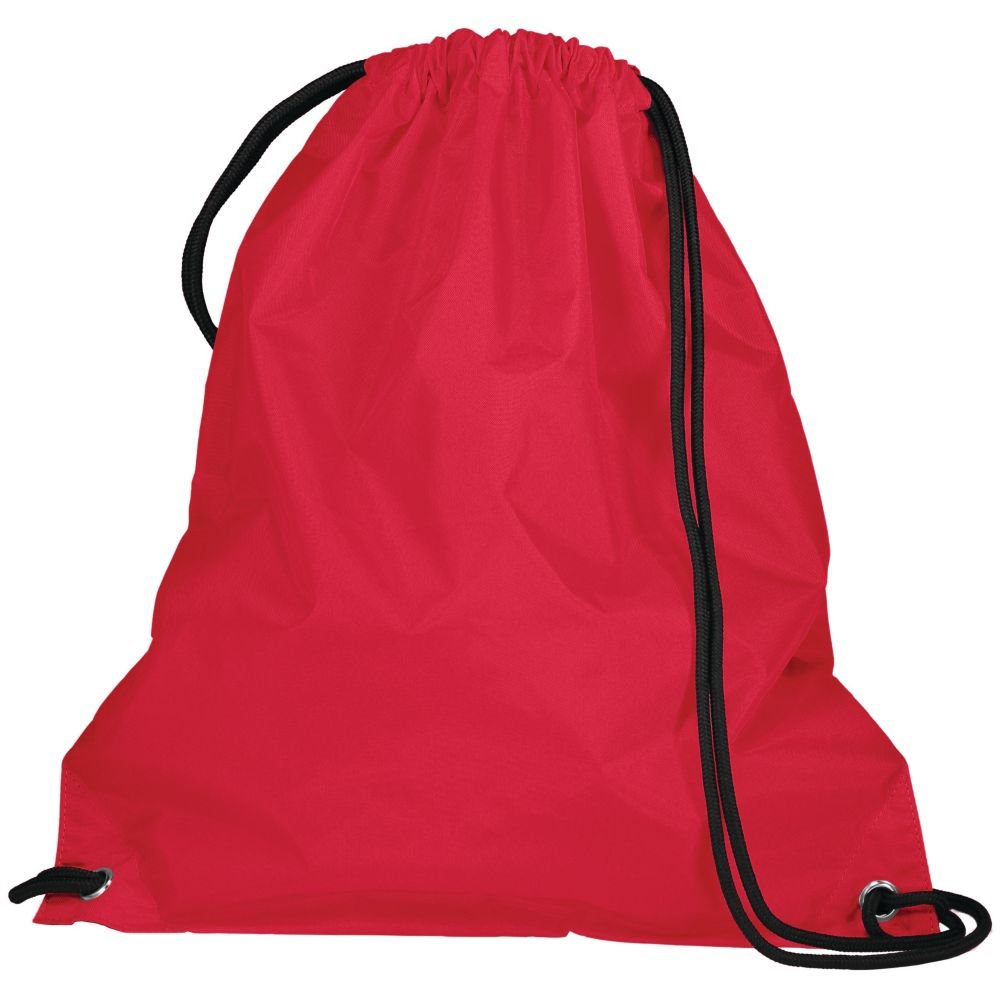 Red Cinch Bag - Adjustable Drawstring Backpack for Gym, Travel & School | One Size Fits All