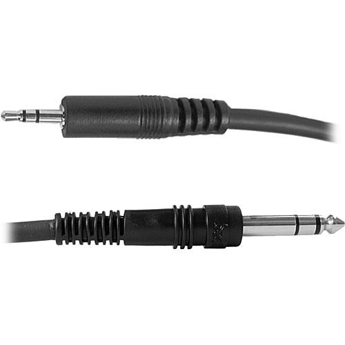Hosa Technology Stereo Mini Male to Stereo 1/4 Male Cable 10ft - High-Quality Audio Patch Cord for Guitar, Keyboard, DJ Equipment & Studio Recording