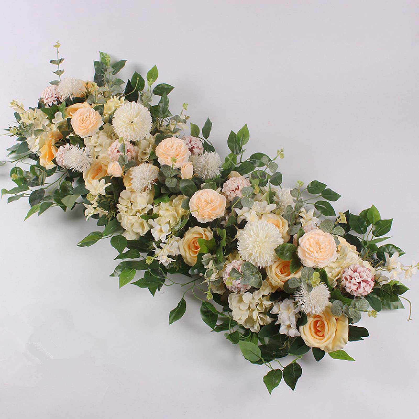 Artificial Rose Garland - 100cm Rustic Wedding Arch & Table Decor