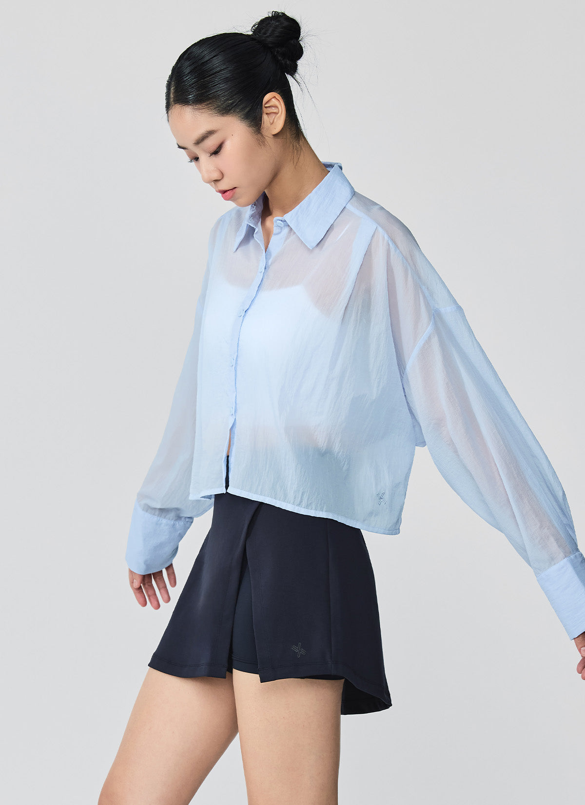 Sheer Mesh Crop Tops for Women - Trendy See-Through Shirts for Summer, Yoga, and Casual Wear | Breathable Fashion Tees for Layering & Street Style Outfits