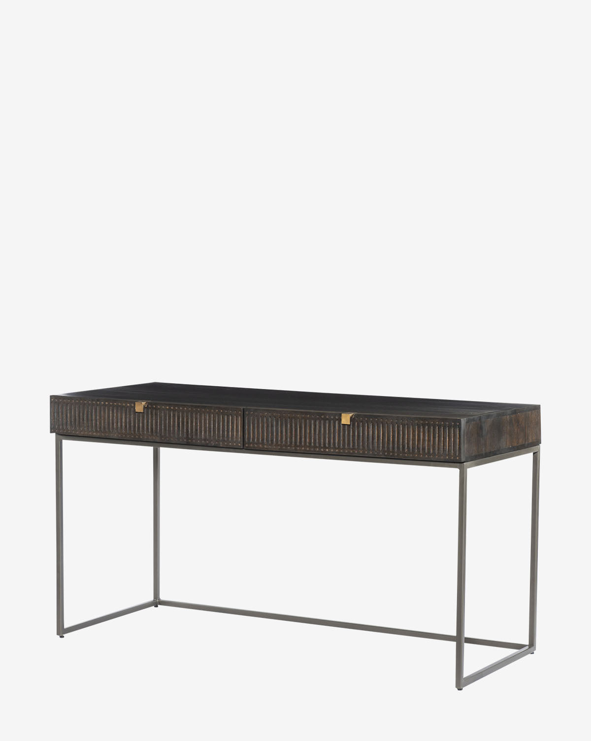 Modern Nevan Writing Desk - Home Office Desk with Drawers, Study Desk for Small Spaces | Perfect for Remote Work, Online Classes & Crafting