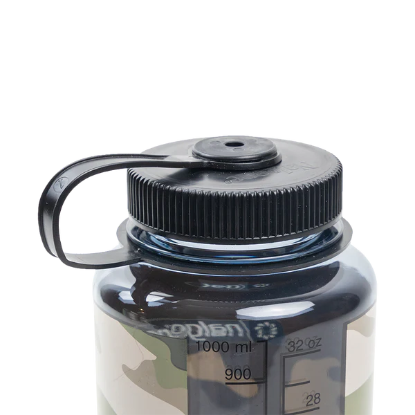 32oz Wide Mouth Camo Print Water Bottle - Durable & Leak Proof for Outdoor, Hiking, Camping & Gym Use